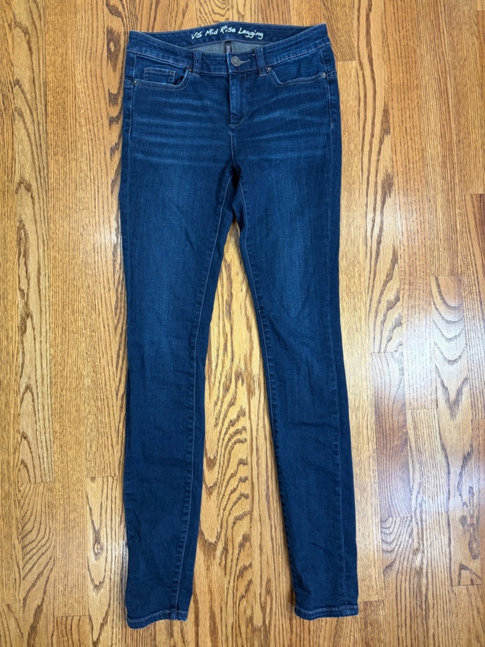Victoria's Secret Mid-Rise Skinny Jeans Jeggings Leggings Full Length (4)